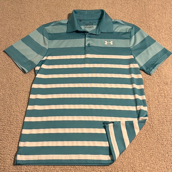 Men’s Under Armour Playoff 3.0 Stripe Polo - Picture 1 of 7
